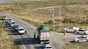 Malazgirt yollarında gözler gökyüzüne çevrildi: Jandarmadan havadan sıkı takip