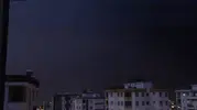 Kozan'da korku dolu anlar: Yıldırımın düştüğü o saniyeler kameraya yansıdı