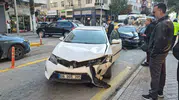 Eskişehir'de tramvay hattını kilitleyen kaza: Ucuz atlatıldı