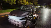 Niğde'de şans eseri ucuz atlatılan kaza: SUV hurdaya döndü