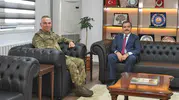 Malatya'da kritik atama sonrası nezaket ziyareti: Rektör Bentli'den Korgeneral Yaralı'ya tebrik