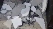 Kayseri'de korkunç kaza: Evinin tavanı başına yıkıldı