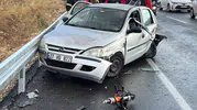 Gölbaşı yolunda saniyelerle yarışan dört araç birbirine girdi: 4 yaralı