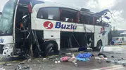 Antalya-Isparta yolunda acı bilanço: Yolcu otobüsü devrildi