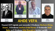Kayseri amatör sahalarında vefa rüzgarı: Efsane isimler yeni sezonda yaşatılacak