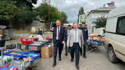 Arpaçay'da saha mesaisi: Kaymakam ve Başkan pazarın nabzını tuttu