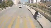 Edirne'de saniyelerle ölçülen dehşet: Motosikletli sürücünün kaza anı kamerada