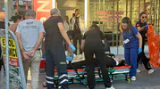 Serik'te trafik dehşeti: Motosikletli iki genç yola savruldu