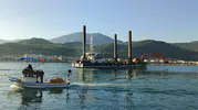 Cide Limanı'nda deniz dibi seferberliği: Gemiler için derin nefes