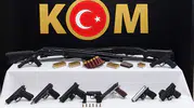 İki ilde eş zamanlı baskın: Yasa dışı silah ticaretine ağır darbe