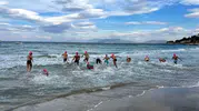 Kuşadası'nda anlamlı yarış: Mavi sularda kız öğrencilerin geleceği için kulaç attılar