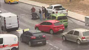 Edirne'de sabah trafiğinde scooter kazası: Islak zemin ve sis tehlike saçtı