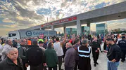 Hamzabeyli'de TIR trafiği durdu: Şoförlerin sabrı taştı