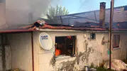 Çamköy'de kabus dolu anlar: Alevler evi ve hayvan damını küle çevirdi