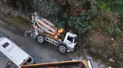 Ayazağa'da selin bıraktığı enkaz havadan görüntülendi: Araçlar sürüklenmiş