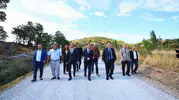 Demirci'de 12 mahalleyi birbirine bağlayan devasa ulaşım hattı yenilendi