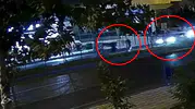Batman'da yaya geçidinde dehşet anları: Güvenlik kamerası o korkunç çarpışmayı kaydetti