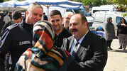 İnönü'de pazar mesaisi: Başkan Hamamcı halkın nabzını tuttu