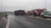 Çekmeköy yolunda kaza yapan tır küle döndü