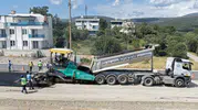 Didim Akbük yolunda bayram trafiğine asfalt önlemi