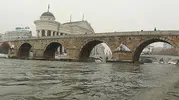 Esenler Belediyesi Üsküp’ün tarihi Taş Köprü’sünü ışıklandıracak