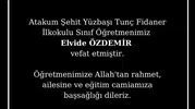 Samsun eğitim camiası sevilen öğretmenini kaybetti