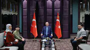 Erdoğan Gazzeli çocuk fenomeni Dolmabahçe'de ağırladı