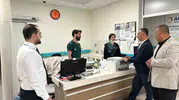 Şırnak’ta hastane nöbetindeki sağlıkçılara bayram ziyareti