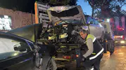 Beşiktaş Çırağan Caddesi üzerinde gece yarısı trafik felç oldu