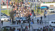Samsun semalarında bayram coşkusu trafiği felç etti