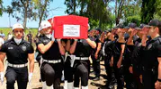 Görevi başında yaralanan polis memuru Aydın Üyenarık son yolculuğuna uğurlandı