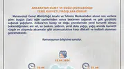 Ankara için kuvvetli sağanak ve sel uyarısı geldi