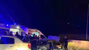 Elazığ yolunda traktör ve otomobil kazası