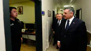 İçişleri Bakanı Çiftçi polis merkezinde denetim yaptı