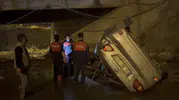 Osmaniye’de otomobil su kanalına düştü 3 yaralı