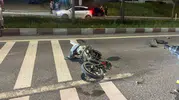 Bilecik’te otomobil motosiklete çarptı Bir kişi ağır yaralı
