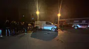 Ankara'da yağışın vurduğu inşaat alanı çöktü