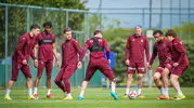 Trabzonspor kupa finali için sahaya indi