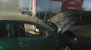 Bilecik yolunda otomobil alev topuna döndü