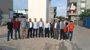 Batman’da elli yıllık cami yıkıldı geriye sadece minaresi kaldı