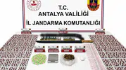 Alanya'da jandarma baskınında zehir tacirlerine ağır darbe