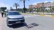 Manavgat trafiğinde yaya önceliği kazaya neden oldu