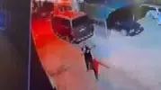 Adana'da dehşet anları kamerada Silahı tutukluk yapınca durmadı