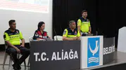 Aliağa Belediyesi personeline trafik ve şiddetle mücadele eğitimi verildi