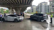 Samsun trafiğinde ani manevra üç kişiyi hastanelik etti