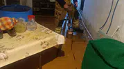 İnegöl'de ani sağanak evleri sular altında bıraktı