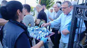 Aydın sokaklarında geleneksel bayramlaşma coşkusu yaşandı