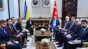Cevdet Yılmaz Bosna Hersek Başbakanı ile Ankara'da buluştu