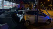 Osmaniye’de otomobil manav reyonuna daldı
