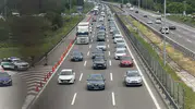 Bayram dönüşü Bolu geçişinde trafik İstanbul yönünde kilitlendi